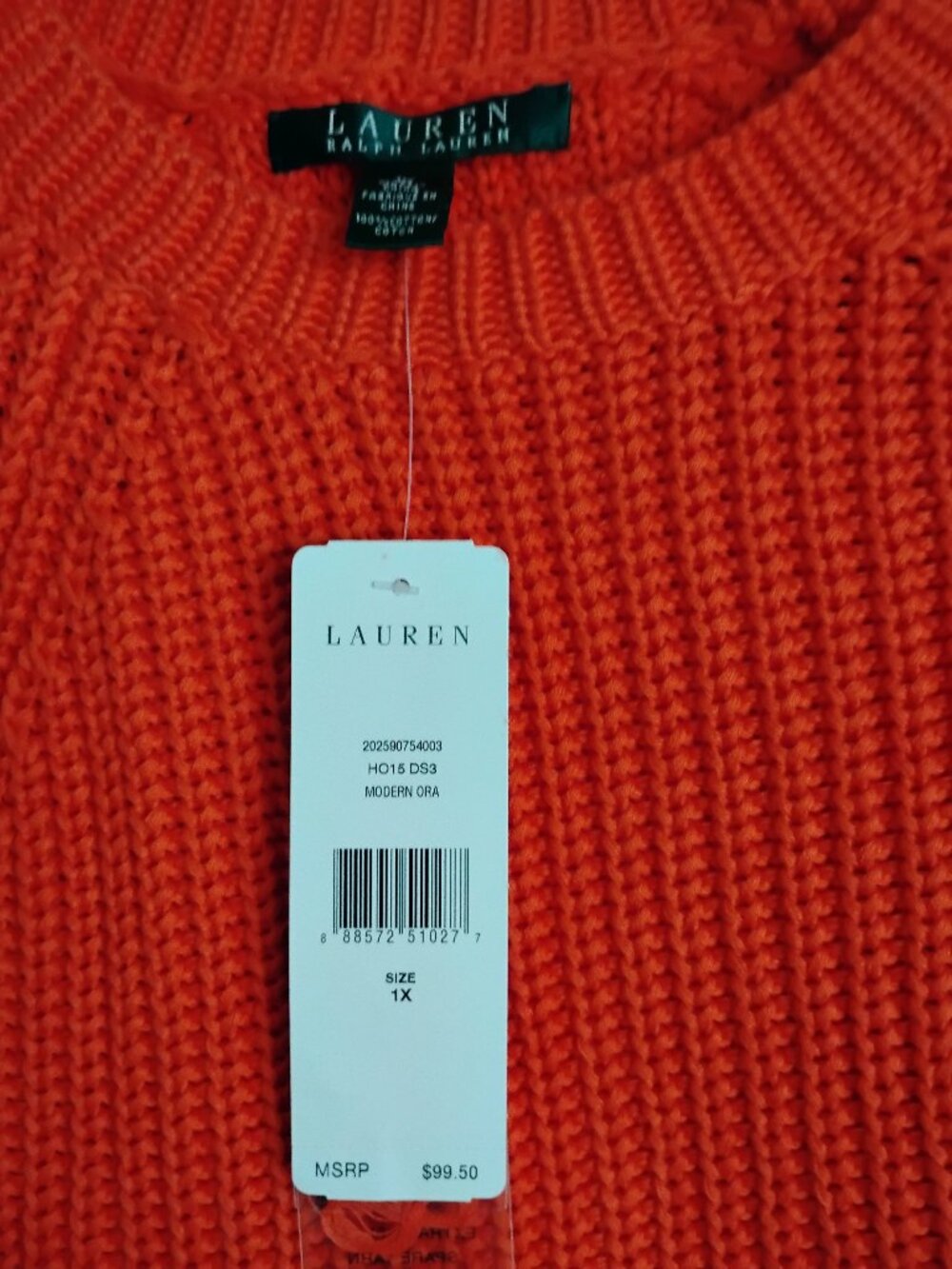 Ralph Lauren Sweater 1x - Picture 4 of 4